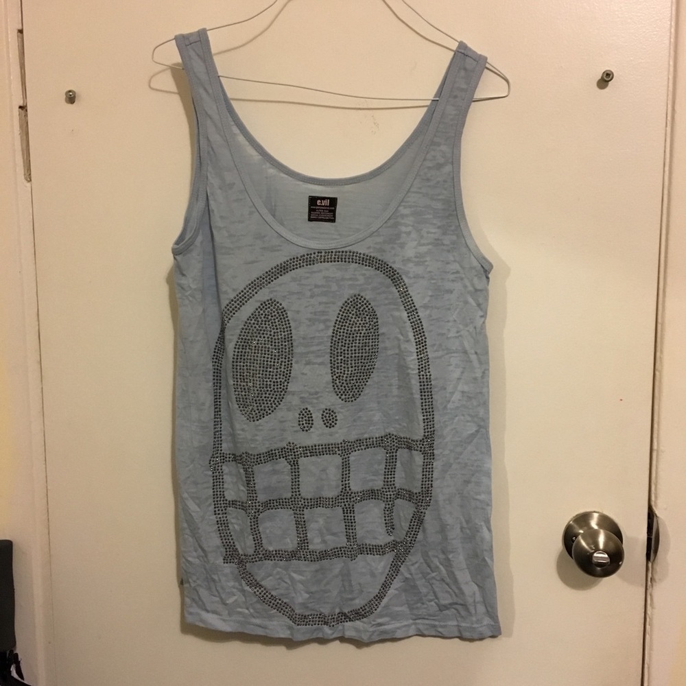 Skull super cute tank top